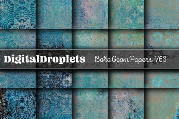 Boho Geom Papers Vol. 63: Elevate Your Design Projects