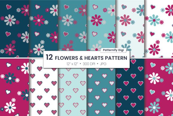 Cardinal Color: Flowers Background Design Elements