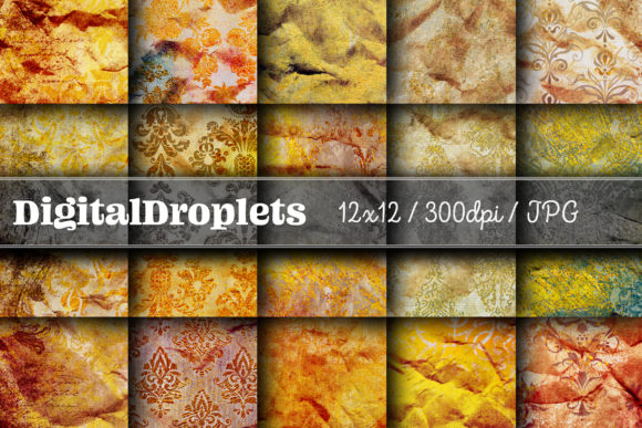 Golden Damask Dust Vol. 14 | Collection: A Vintage Design Staple