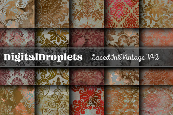 Laced Ink Vintage Vol. 42: Timeless Textures for Modern Design