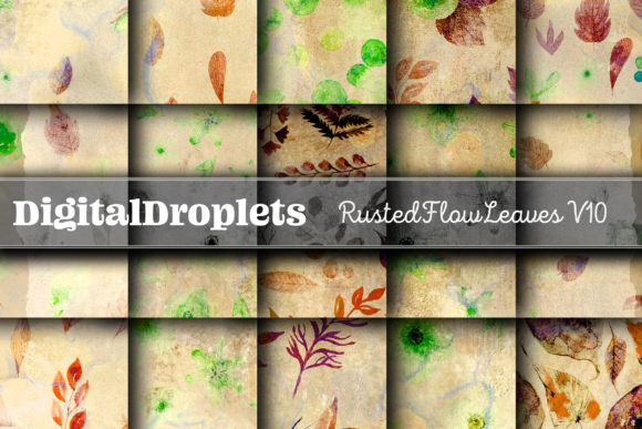 Rusted Flow Leaves Vol. 10: A Textured Design Collection