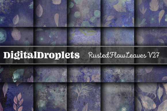 Rusted Flow Leaves Vol. 27: A Textured Design Collection