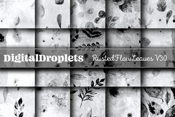 Rusted Flow Leaves Vol. 30: A Design Asset for Authentic Texture