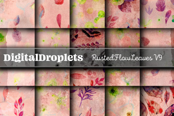 Rusted Flow Leaves Vol. 9: A Designer's Textured Toolkit